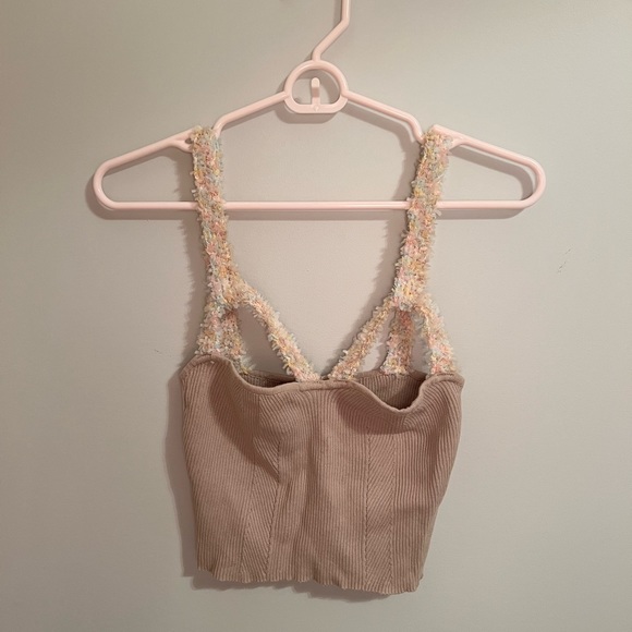 CIDER tank with floral straps - Picture 1 of 4